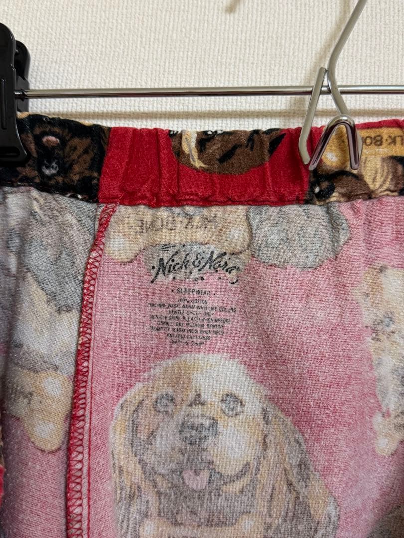 古着 used Nick&Nora 犬柄 00s パジャマセットアップ - メルカリ