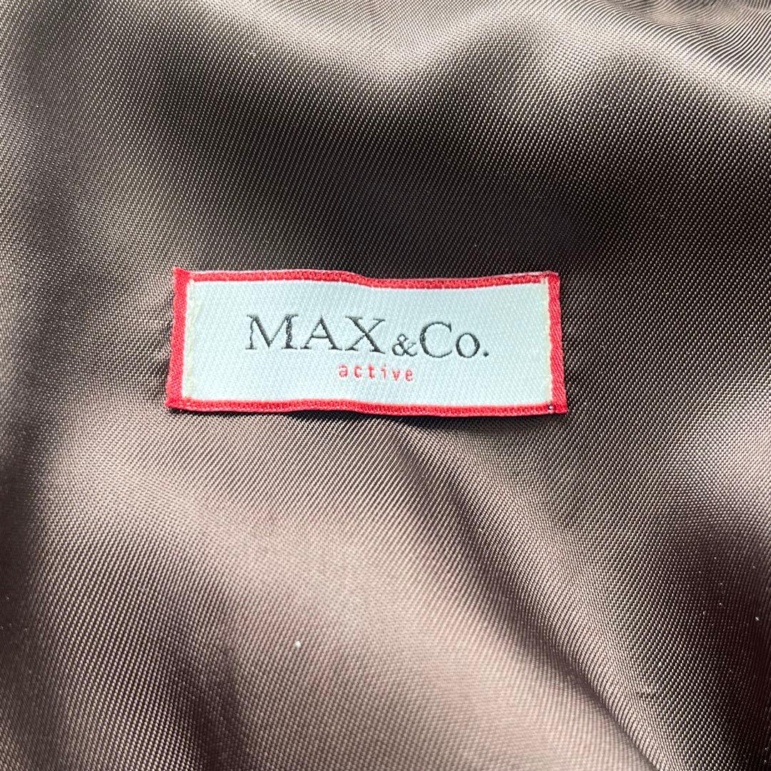 美品】マックスマーラ ロングベルテッドコート ベルト ウール ダーク