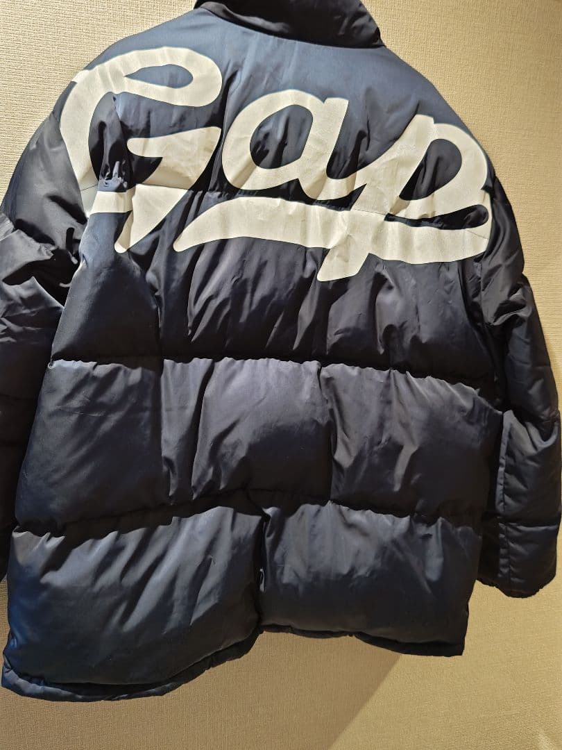 Gap ネイビー ダウンジャケット - メルカリ