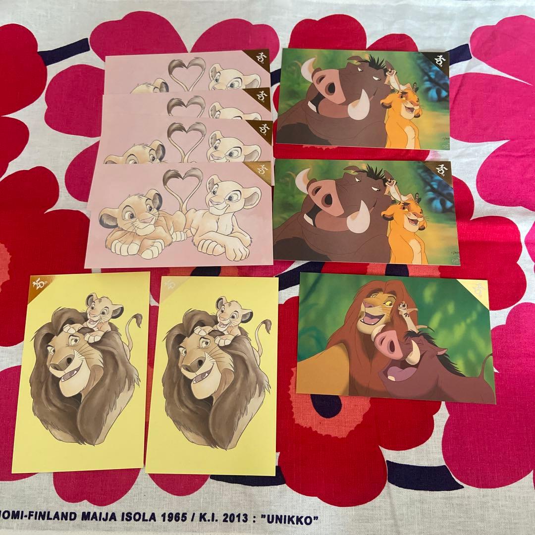 ライオン・キング ポストカード ディズニー25周年 - メルカリ