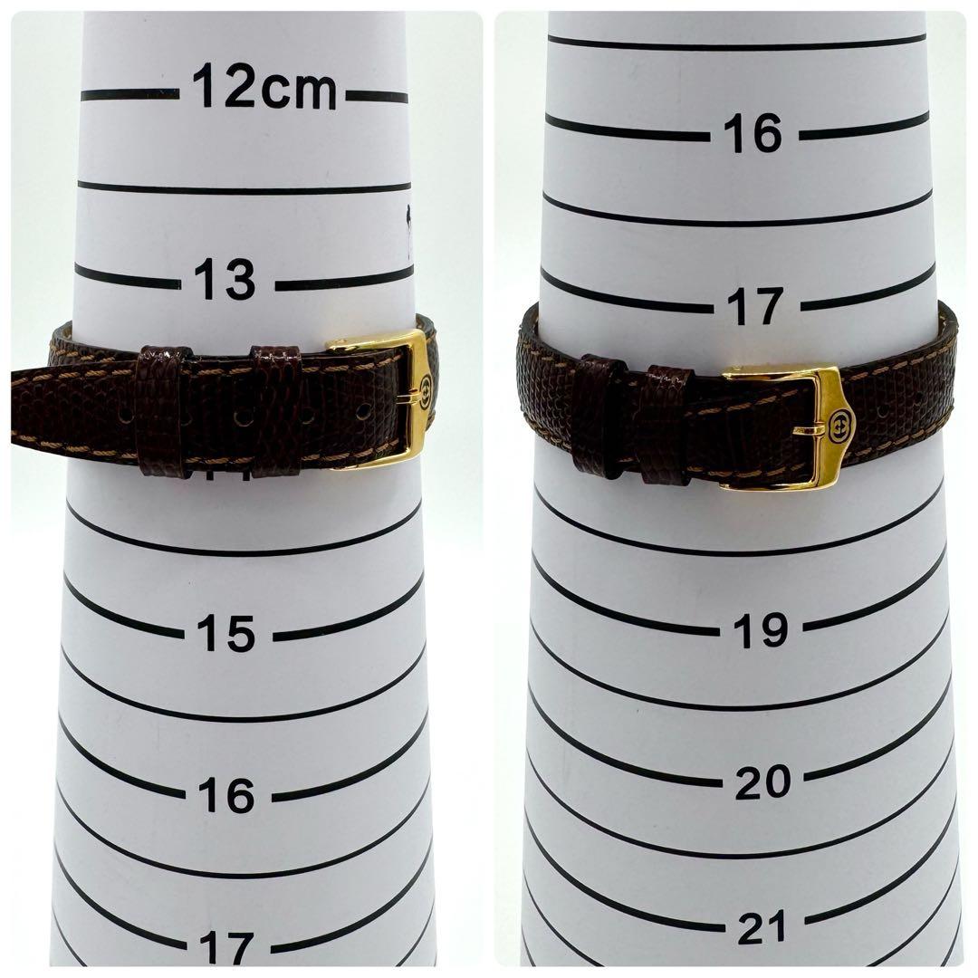 稼働/新品電池 グッチ 腕時計 6500L ヴィンテージ 純正ベルト クォーツ