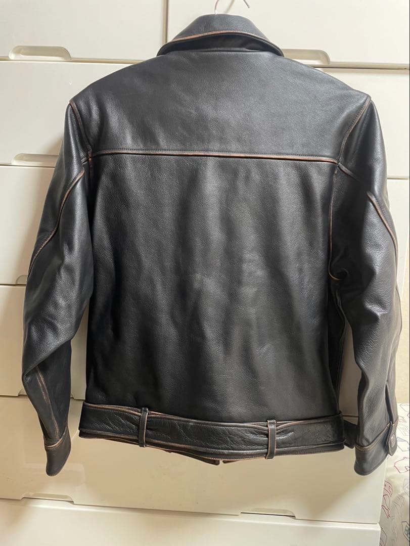 新品未使用 グランシー レザージャケット ブルゾン ナポレオン Mサイズ