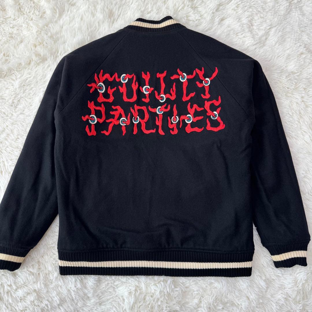 希少】ワコマリア スカジャン リバーシブル 天国東京 刺繍