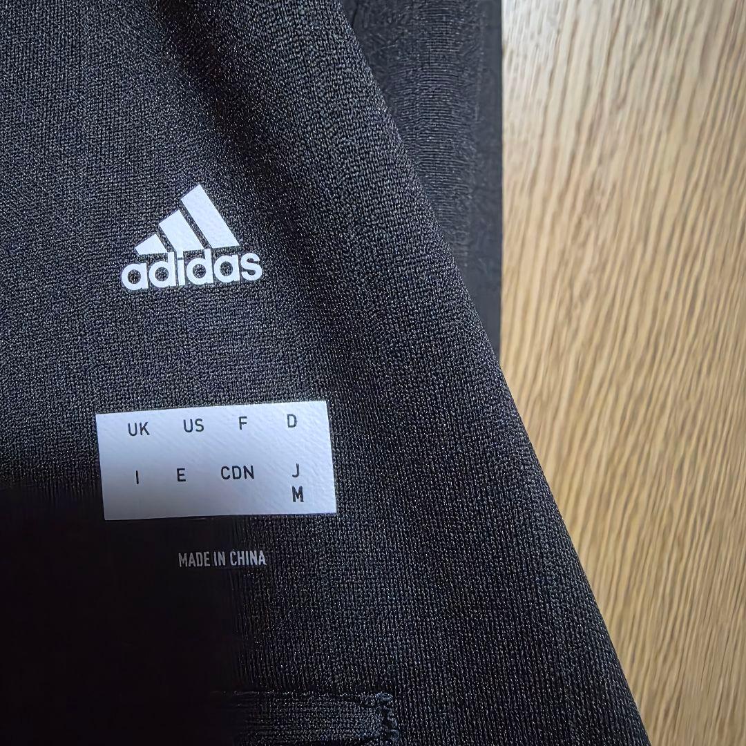 【adidas×P.S.FA】限定 ストライプ ストレッチスーツ 黒 M