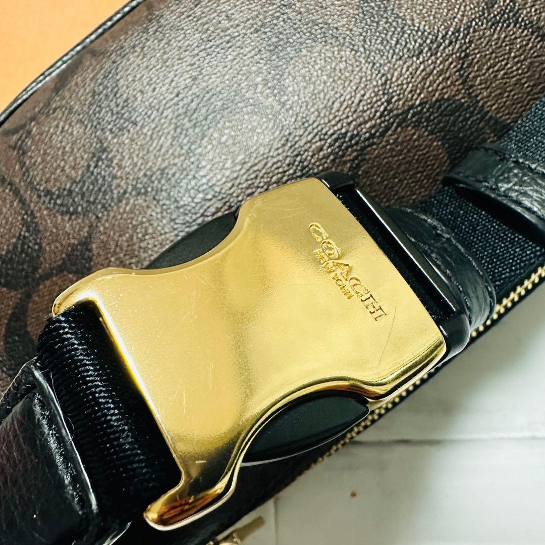 美品】COACH ボディバッグ ウエストバッグ シグネチャー 6548 - メルカリ