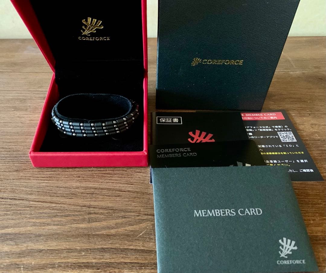 レッドウィングさん専用！コアフォース ループ ブラック 70cm ネックレス コアフォース ループ ブラックスピネル CFL70 70cm : 磁気ネックレス