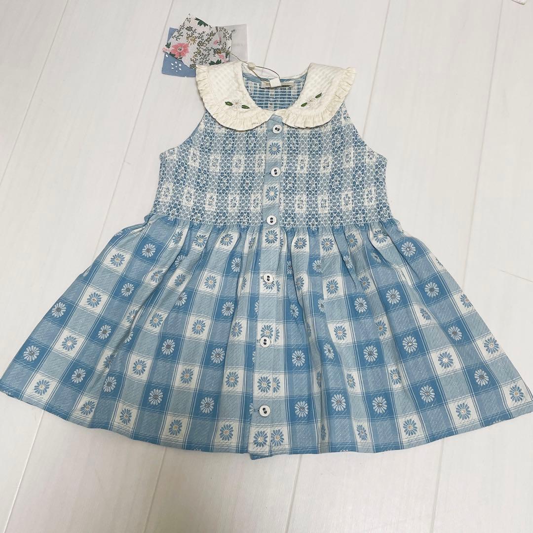 期間限定価格✴︎Bonjour diary 海外セレショ限定ワンピ 2y