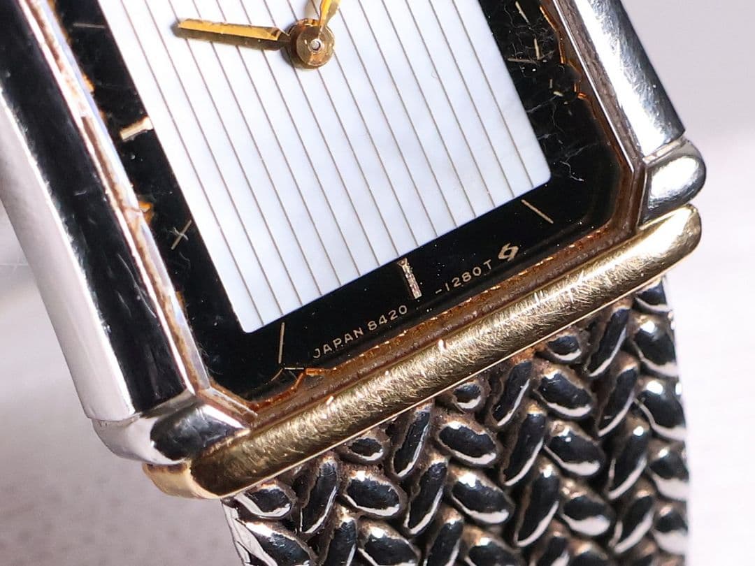 稼働品 セイコー クレドール レディース腕時計 8420-6690【CM369