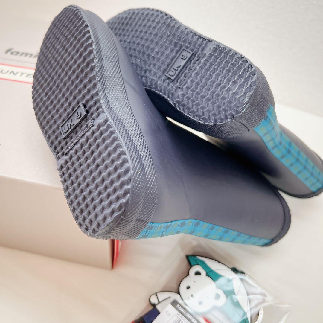 Hunter ファミリア【レインブーツ＆キーホルダー】UK9《新品 未使用》