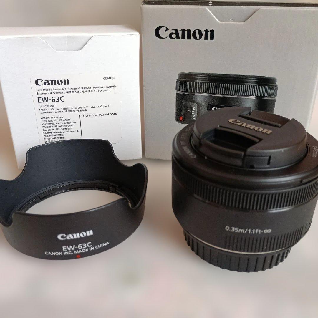 Canon EF 50mm f/1.8 STM レンズ　レンズフード　セット Canon EF 50mm f/1.8 STM レンズフードセット 2026年3月】ef50mm f1.8