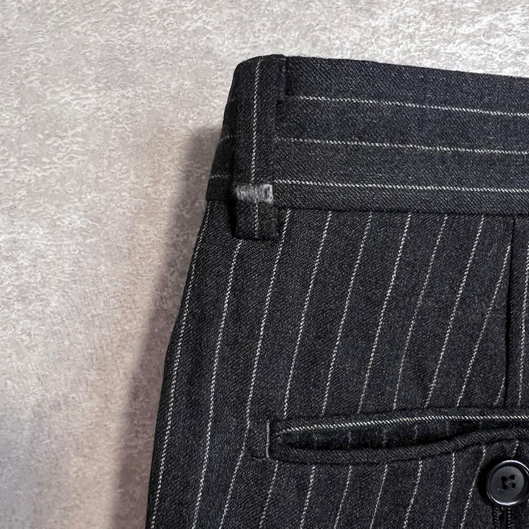 トゥモローランド カノニコウールフランネル ストライプスーツ