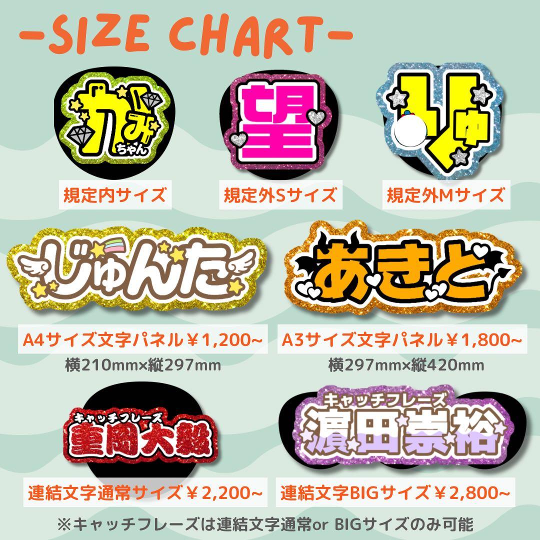 にょん様専用 オーダー うちわ文字 団扇屋さん 連結 文字パネル