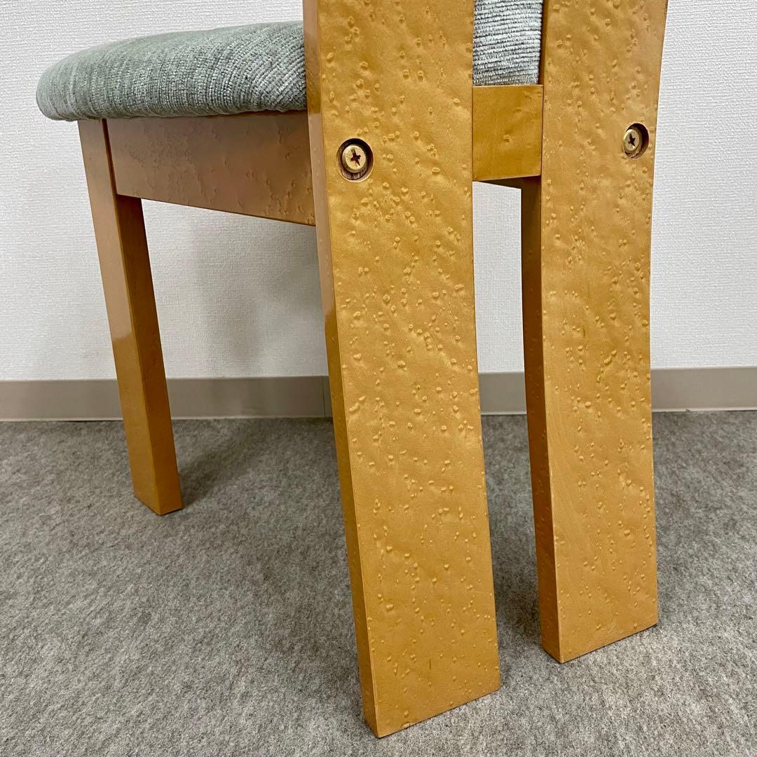 大塚家具【松創】(府中) ダイニングチェア バーズアイメイプル No.3