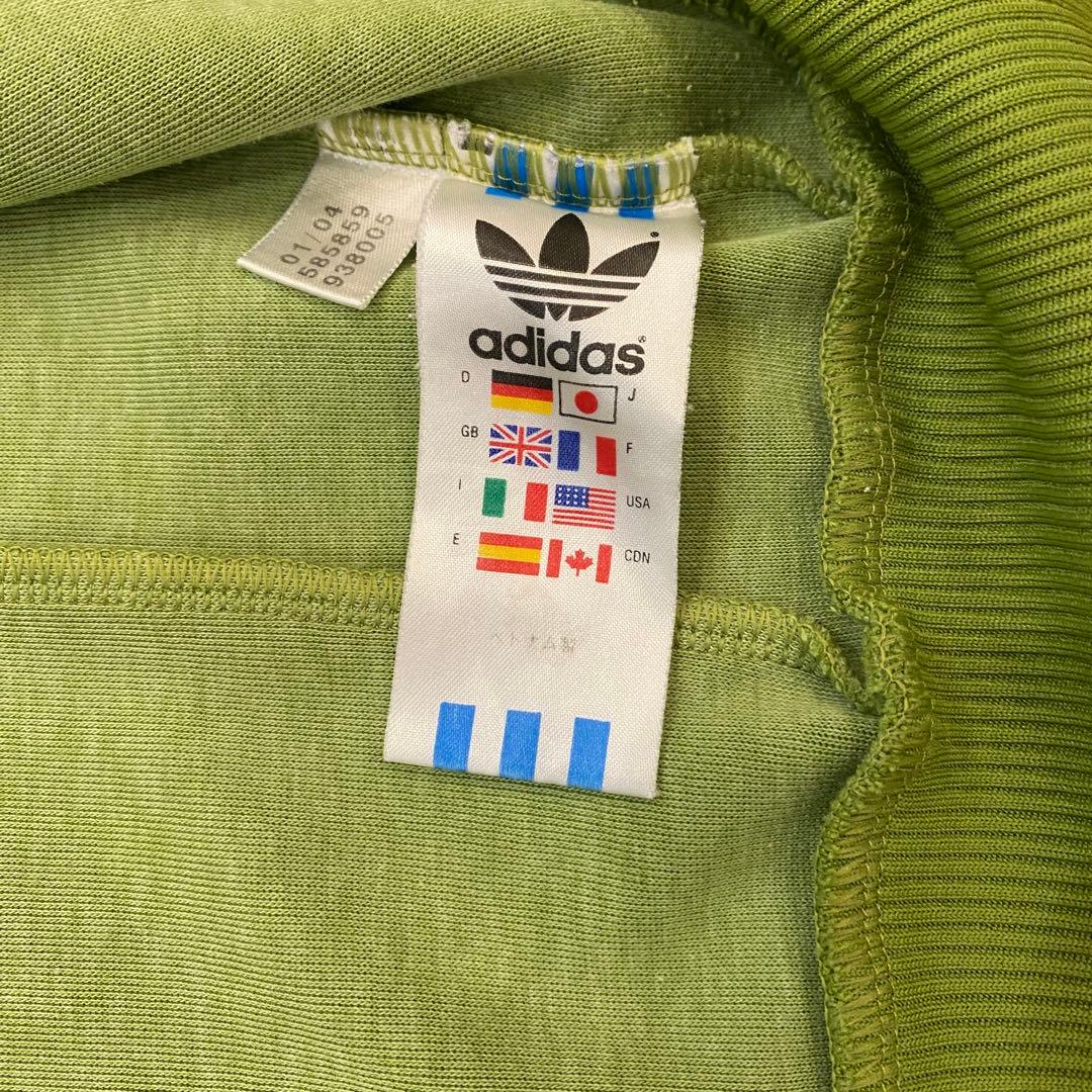 限定価格❗️アディダス 旧ロゴ トラックジャケット ジャージ グリーン