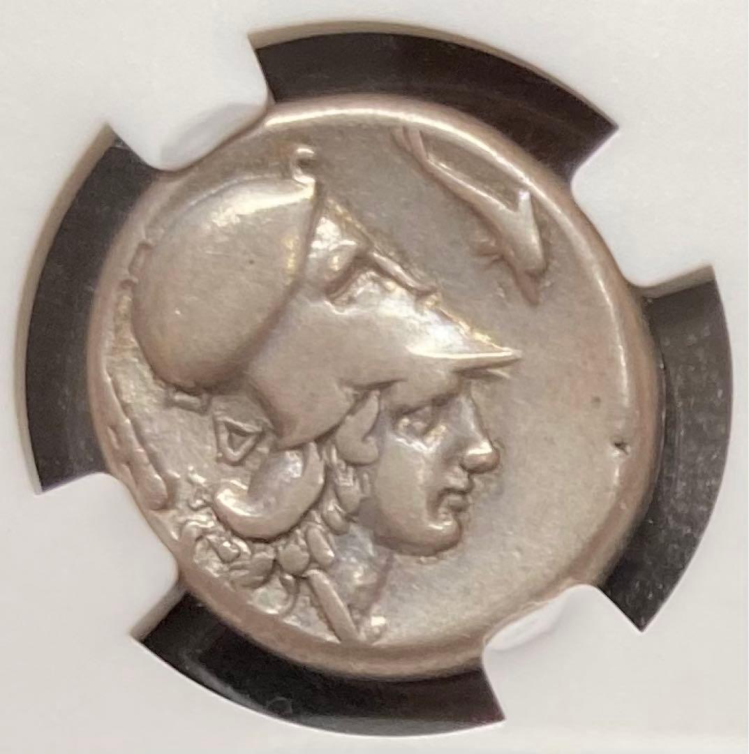 古代ギリシャ　コリントス　スターテル銀貨/ローマ　デナリウス　テトラドラクマ 古代ギリシャ アテネ アテナとフクロウ(BC440-404) テトラドラクマ銀貨