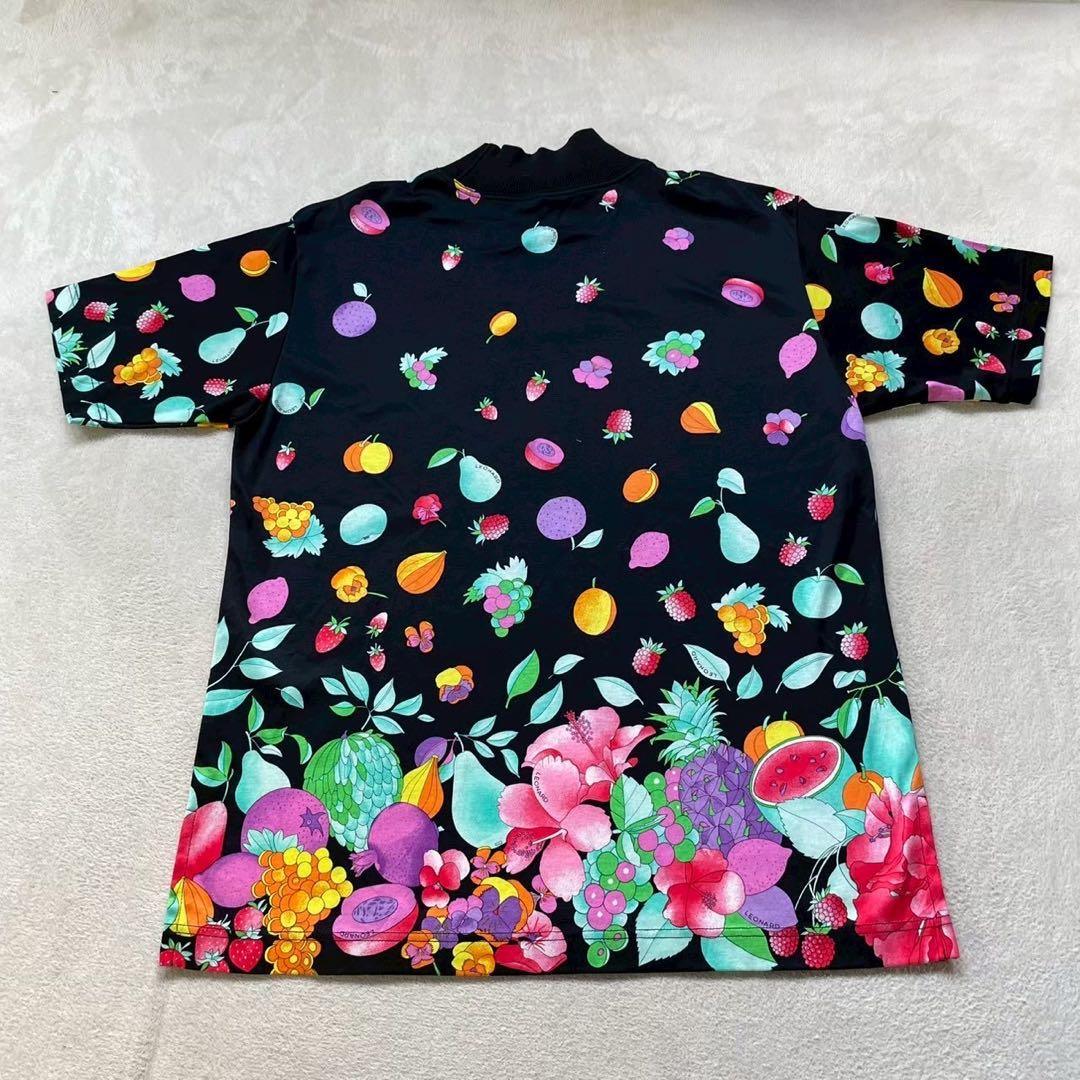 訳あり激安】LEONARD SPORTレオナール ハイネックカットソー 半袖