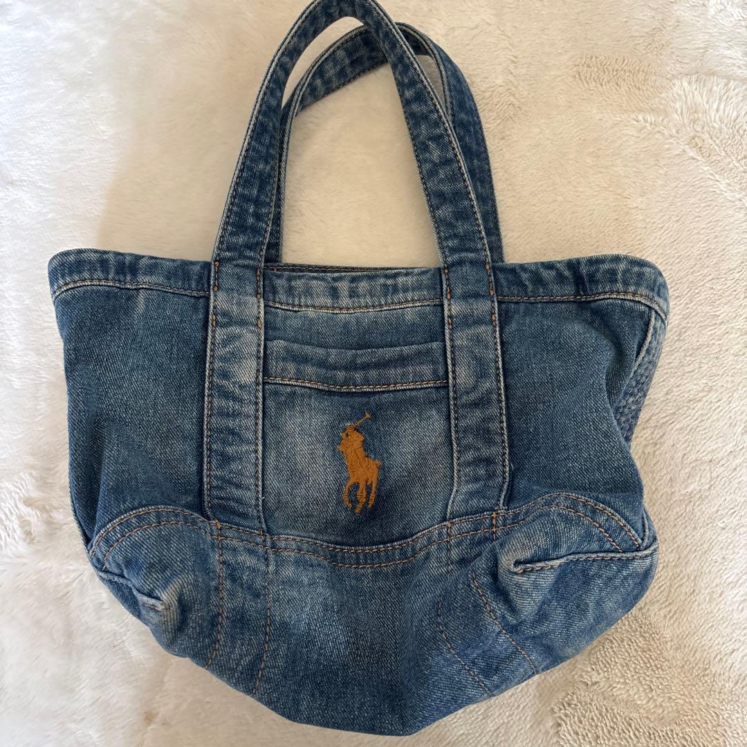 Ralph Lauren デニムトートバッグ ラルフローレン ラルフローレン Ralph Lauren ポロラルフローレン Polo Ralph Lauren