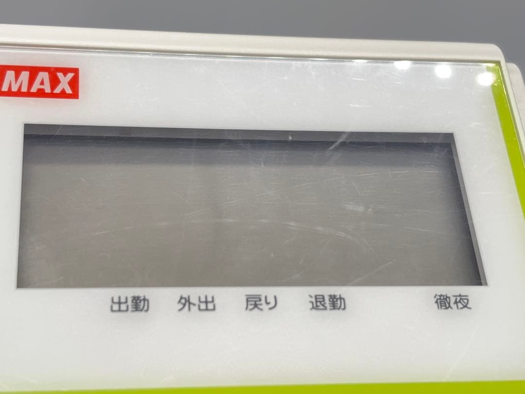 【動作OK】MAX 電子 タイムレコーダー ER-60SU -451-