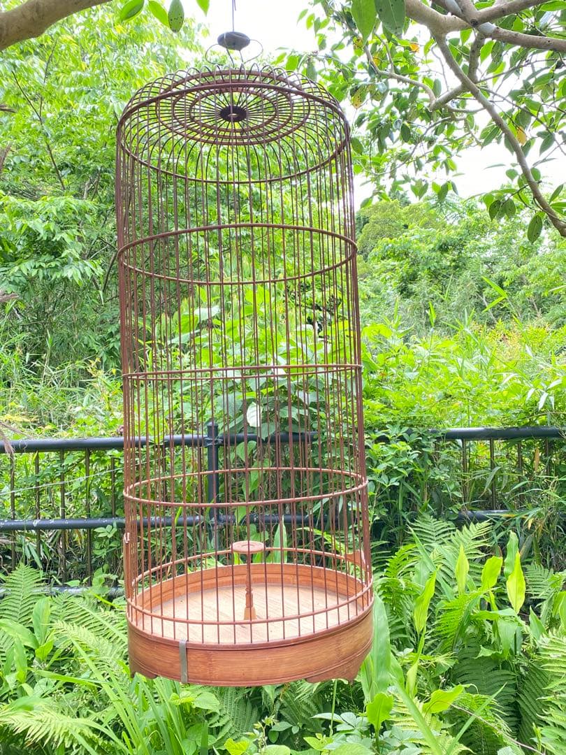 レトロなヒバリ籠 レトロ買物籠 Sサイズ (PNC145) Rosily(ロージリー) バリ島 アタ