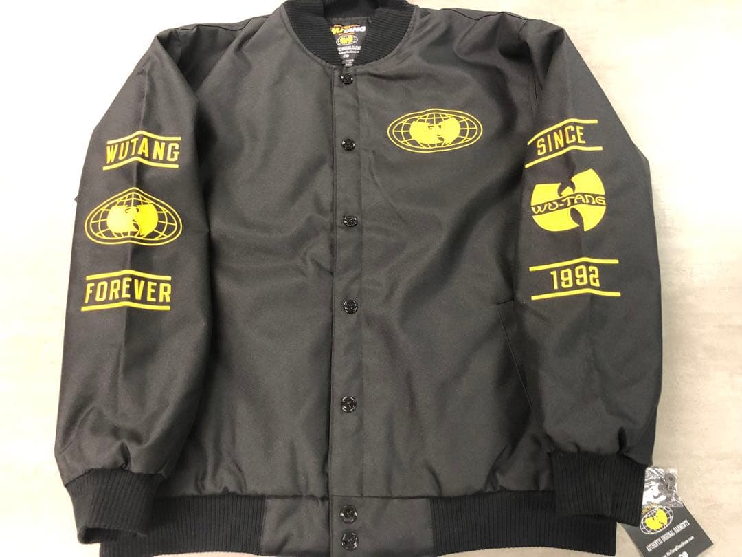 WU-TANG CLAN ボタンスタジャン 黒 - メルカリ