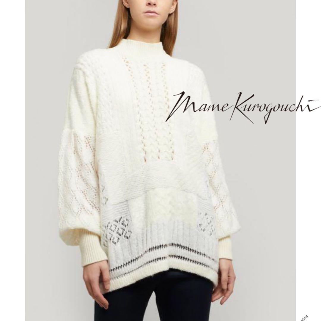美品マメクロゴウチ mame kurogouchiケーブル ニット - メルカリ