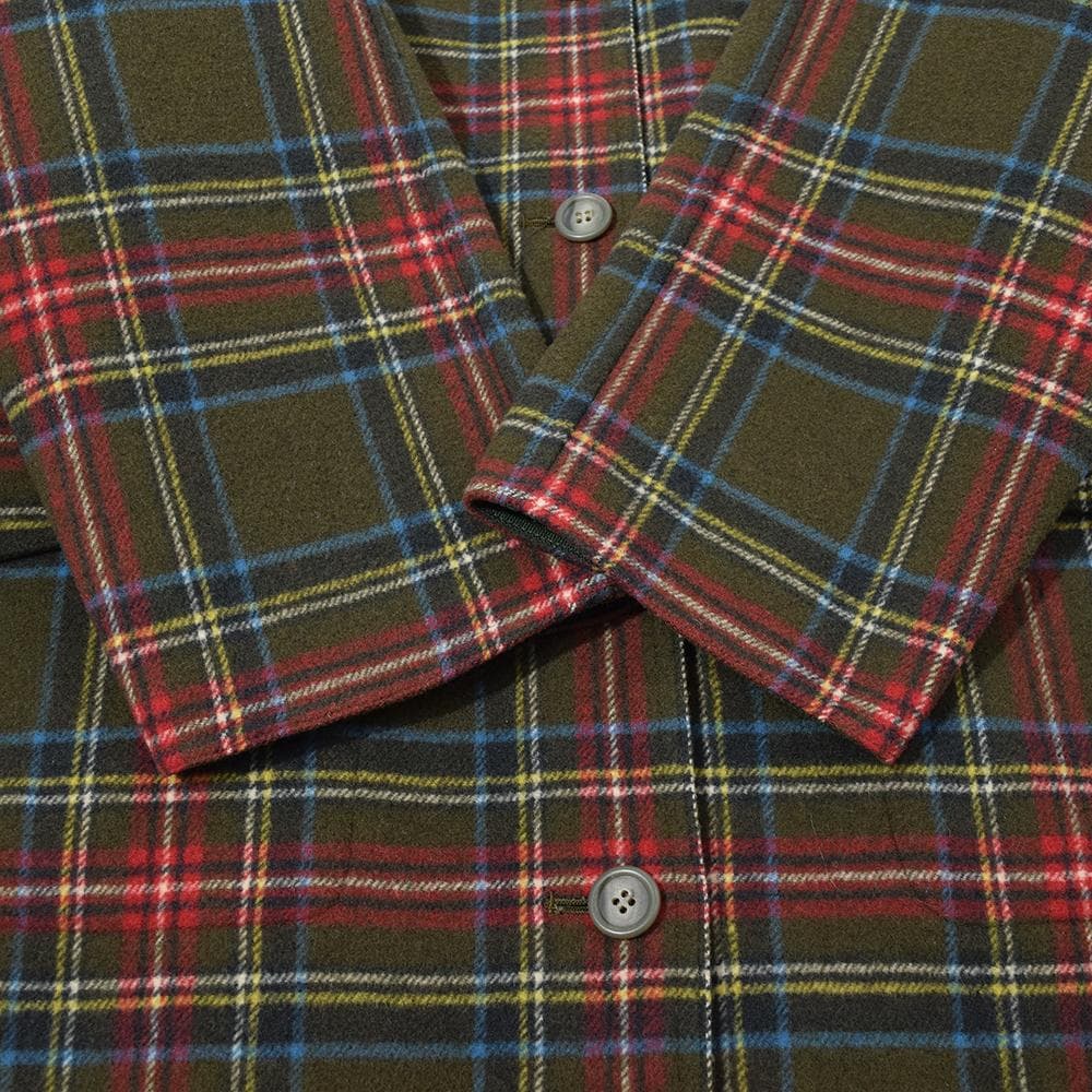 ヨークランド YORKLAND ウール リバーシブルコート 英国タータン