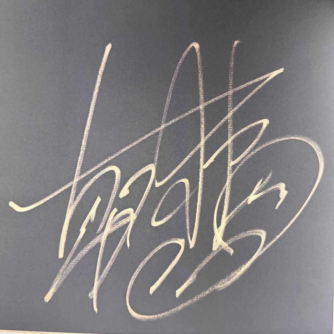 朝倉未来選手 サイン入り 色紙 黒ボード RIZIN 本人サイン - メルカリ