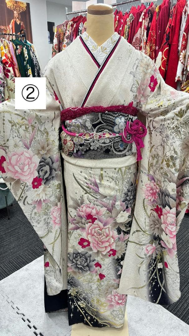 ミケにゃん様 振袖9点フルセット、小物セット【369】 - メルカリ