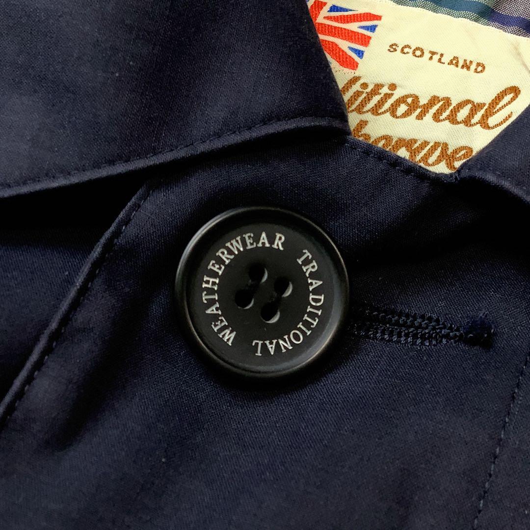 Traditional Weatherwear ステンカラー コート ネイビー - メルカリ