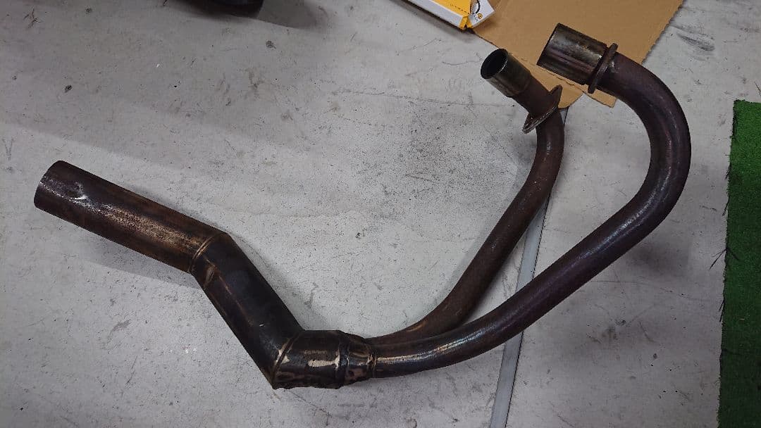 CB250T CB400T ホーク バブ 左出しマフラー - メルカリ