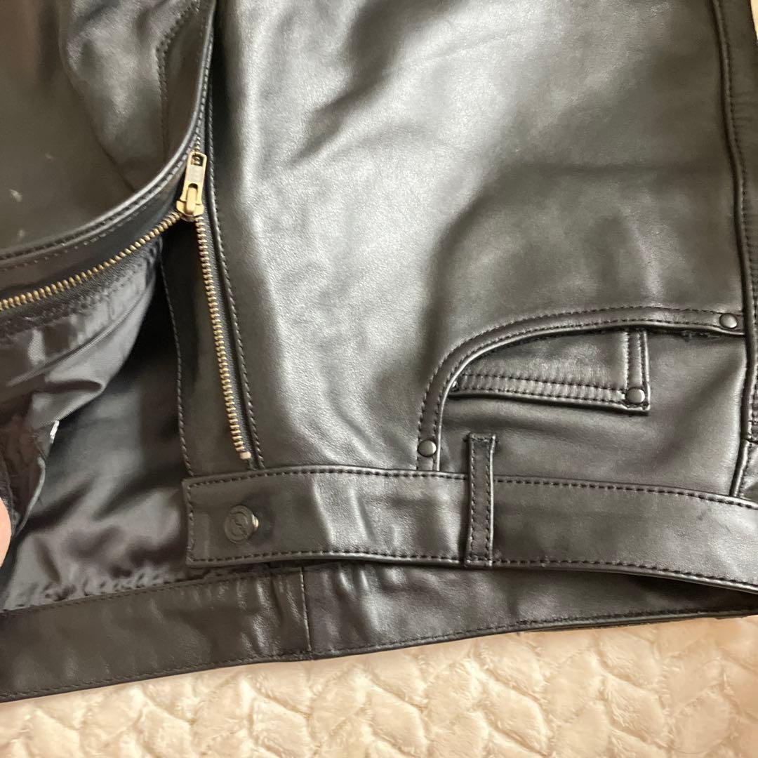 最終価格❗️売り切り‼️カドヤ W33 本革パンツ - メルカリ