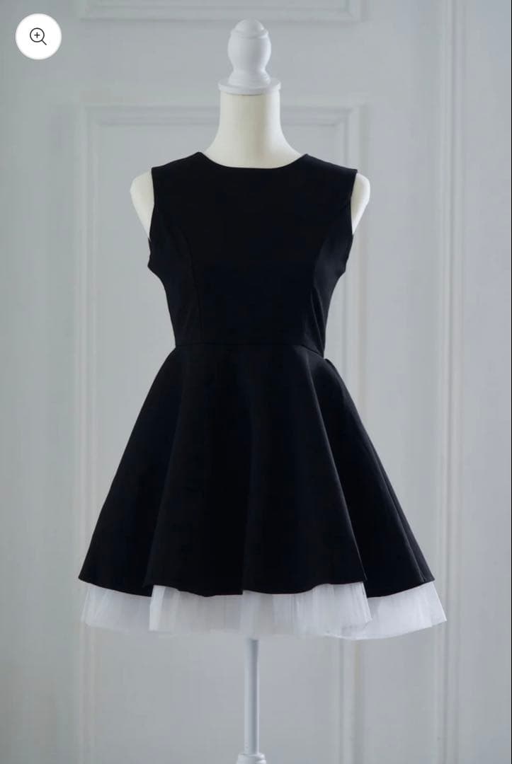 POMIII PARTAGE】tulle mini op/ブラック(Sサイズ) - メルカリ