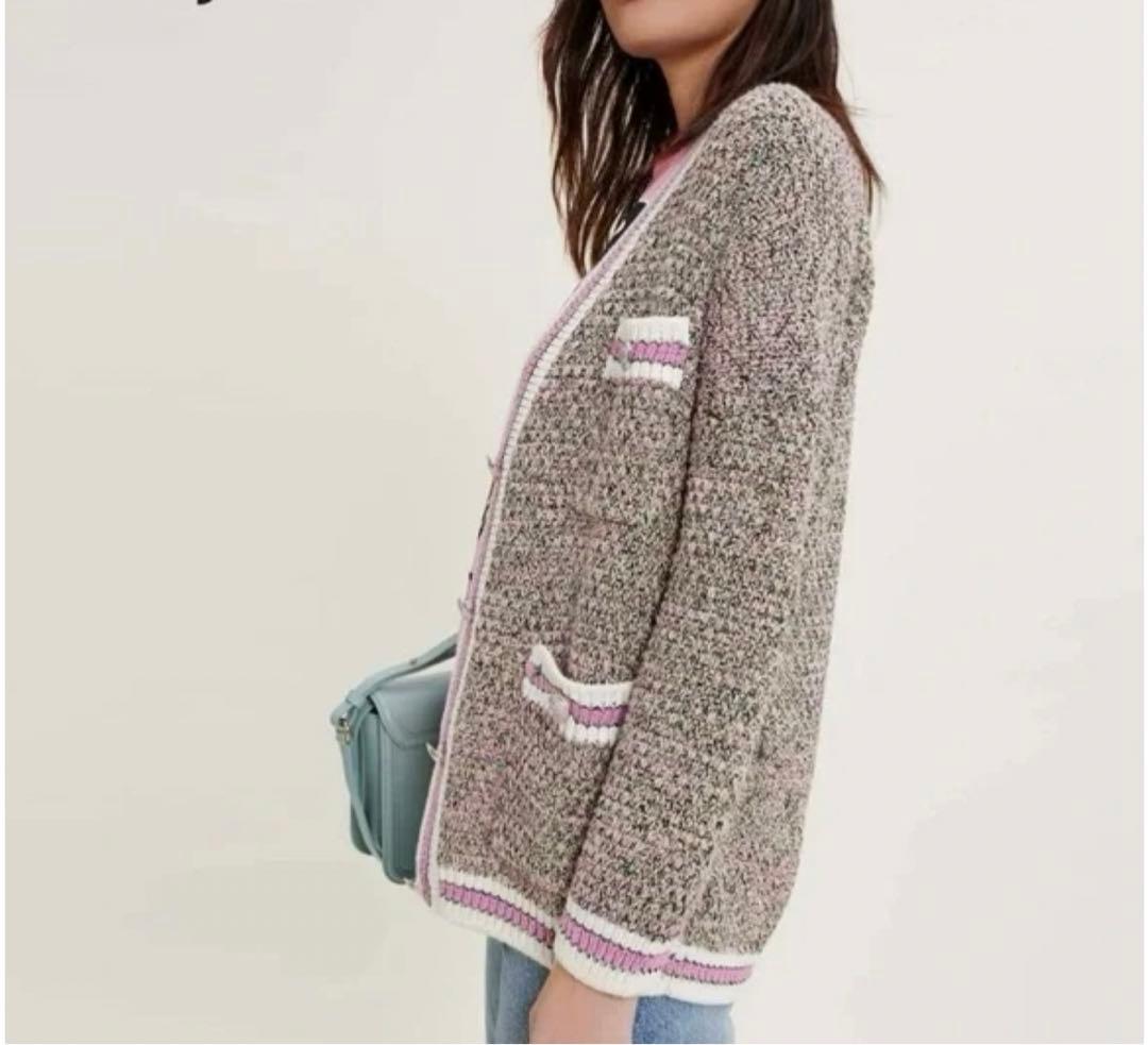 最終値下げ】 maje マージェ インポート ツイードカーディガン パリ