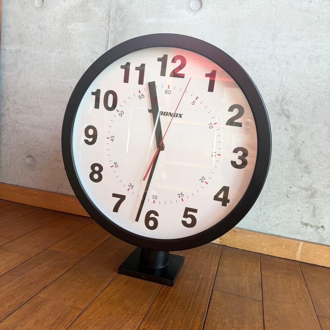 【ダルトン】 ダブルフェイスBONOX S82429BK ブラック 壁掛け時計 DULTON ONLINE SHOP | DOUBLE FACE WALL CLOCK BLACK(BLACK