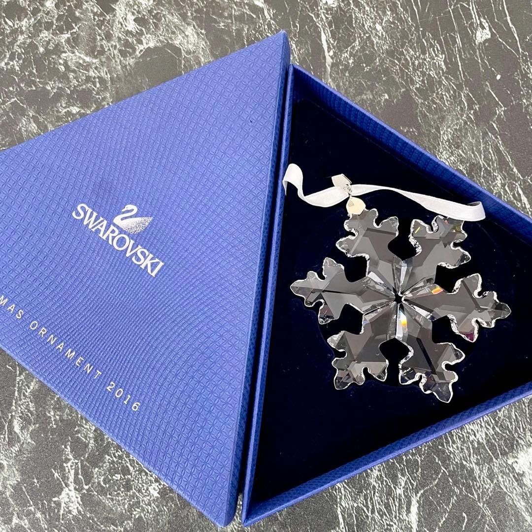 Swarovski クリスタル 雪の結晶 オーナメント 2016 クリスマス Swarovski 2016 ANNUAL EDITION Crystal Christmas Holiday Ornament