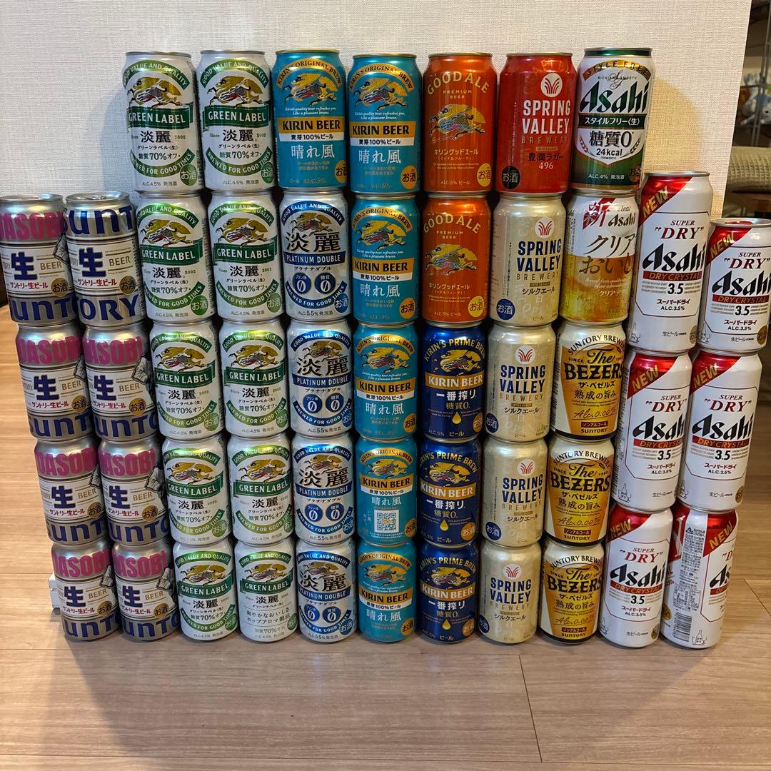 お酒 ビール 発泡酒 49本 まとめ売り - メルカリ