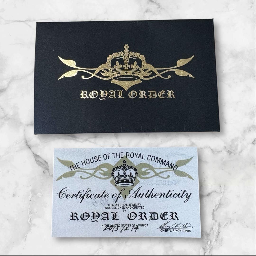 美品　 Order シルバーブレスレット 王冠モチーフ　7.5inc