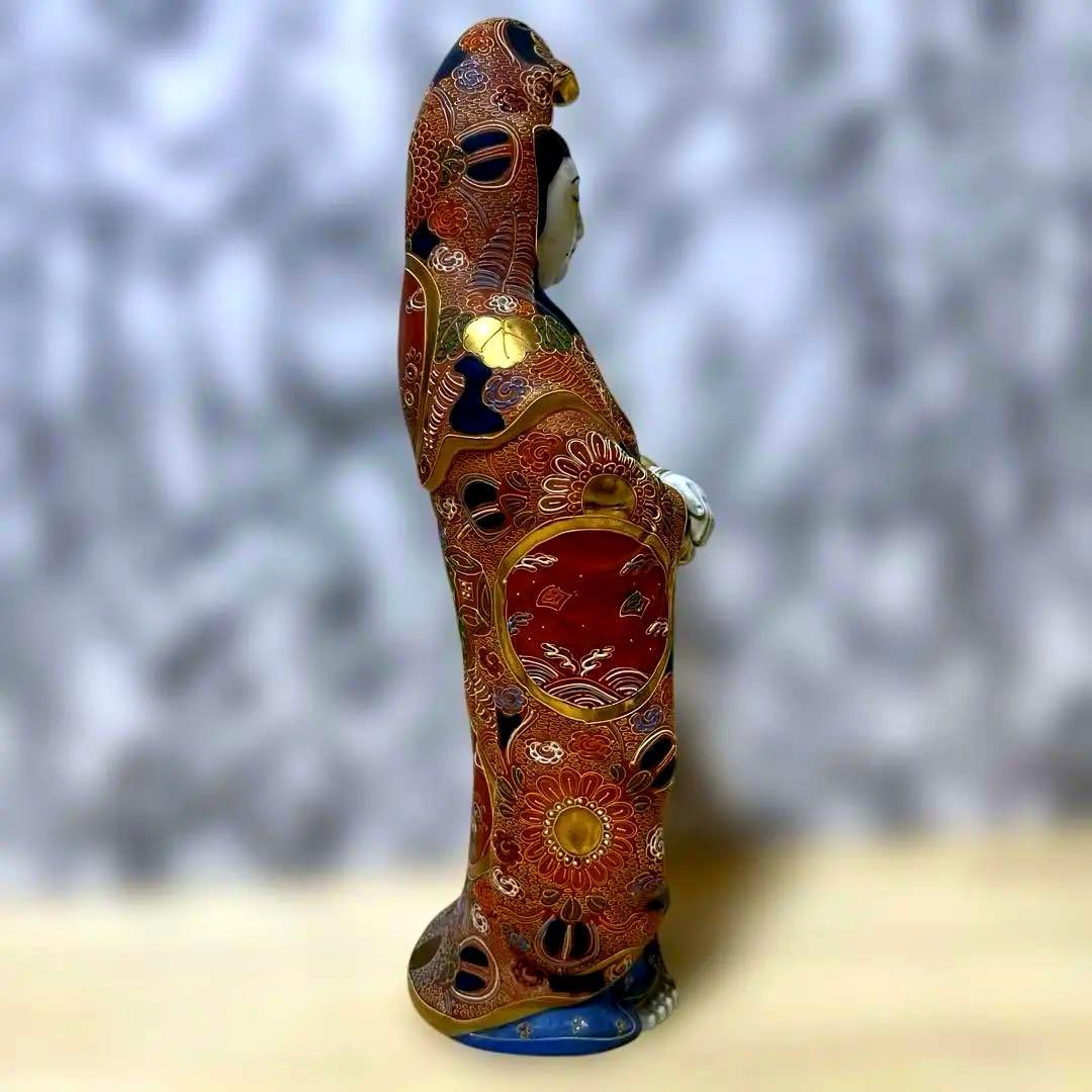 あ*し様 九谷焼 観音菩薩 金彩 骨董品 美術置物 仏像 期間限定値引き