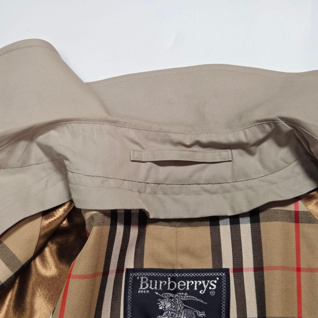 英国製 Burberrys' バルマカーンコート ウール/キャメルヘア ライナー
