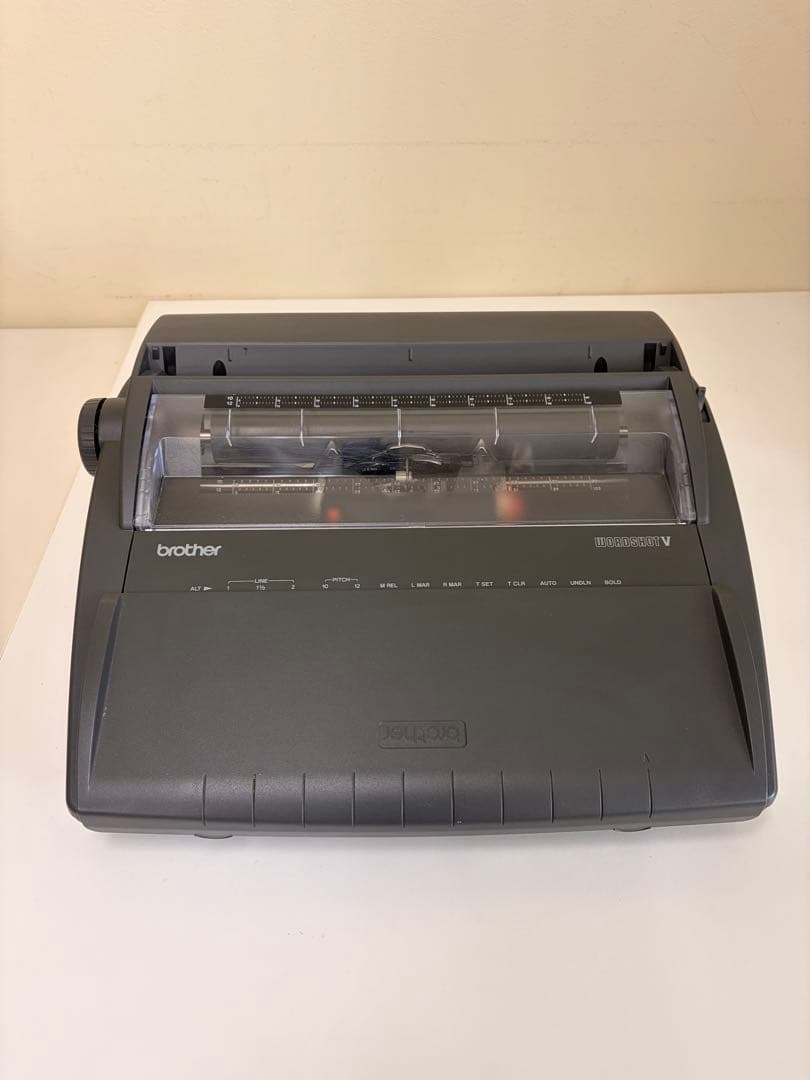 【稀少品】 ブラザー 電子タイプライター WORD SHOT V brother（ブラザー） 電子式タイプライター ワードショット｜タイプ