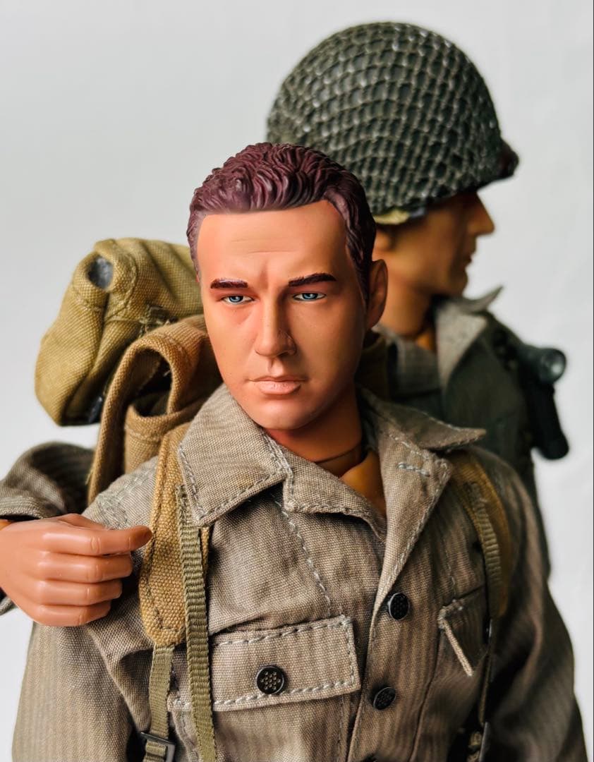 ドラゴンモデルズ　第77歩兵師団M1919ブローニング30口径機関銃チーム ドラゴン】77009 DPM Machine Gun 1/6スケール 歩兵用改良型 DP28軽機関銃