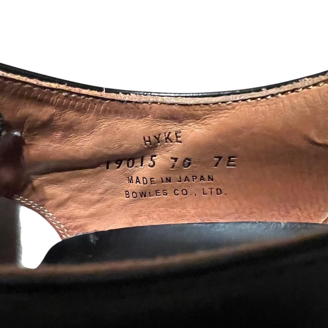HYKE】OXFORD BLACK COW HIDE size 7 - メルカリ