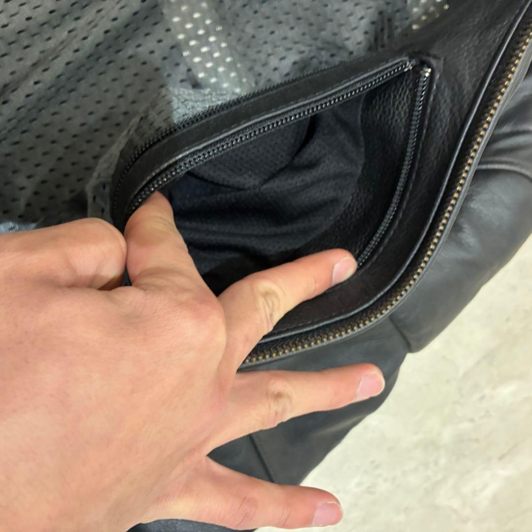 4*9様 【蛍光ロゴ】ハーレーダビッドソン レザージャケット スカル