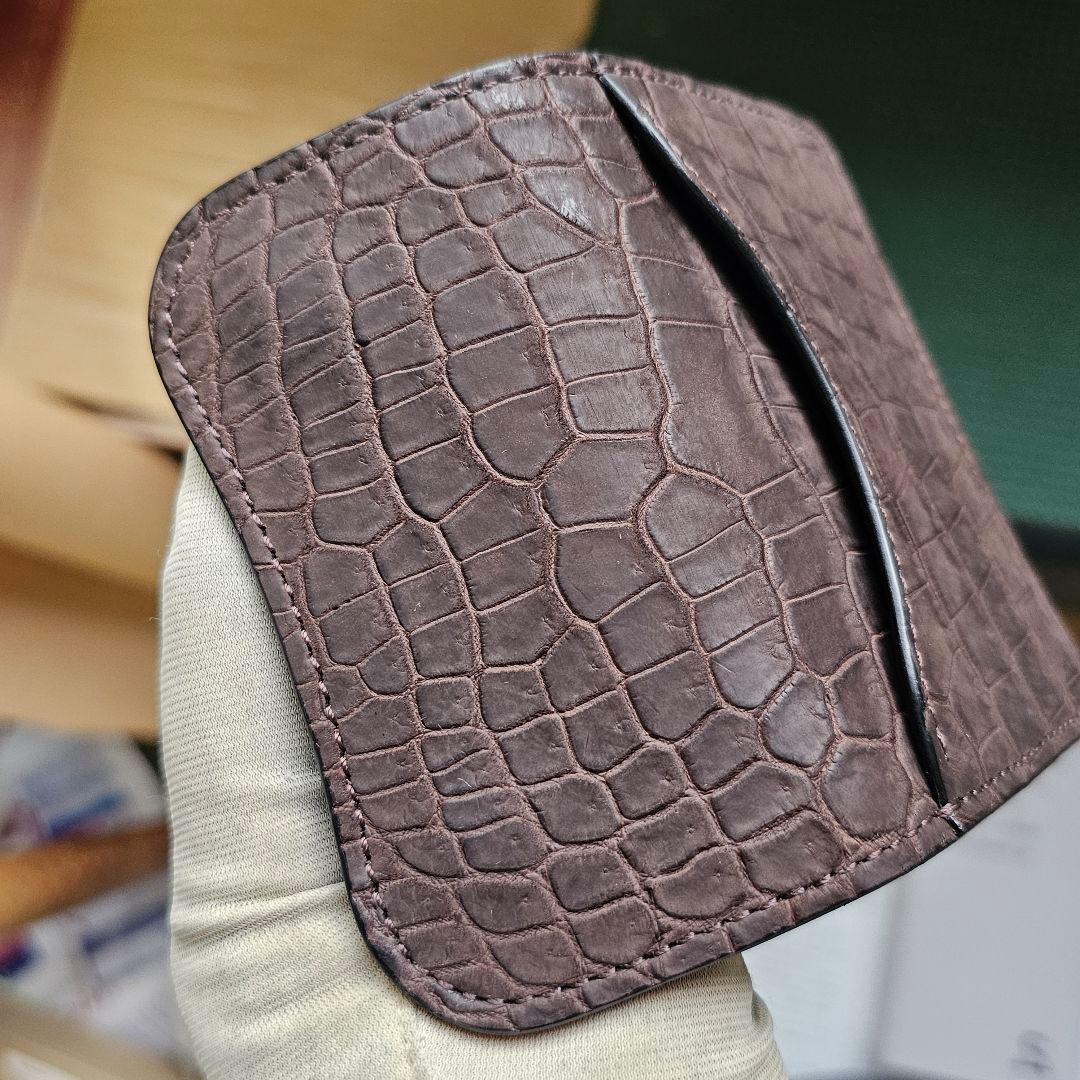 未使用 ワイルドスワンズ タング tongue クロコダイル ポロサス クロコ