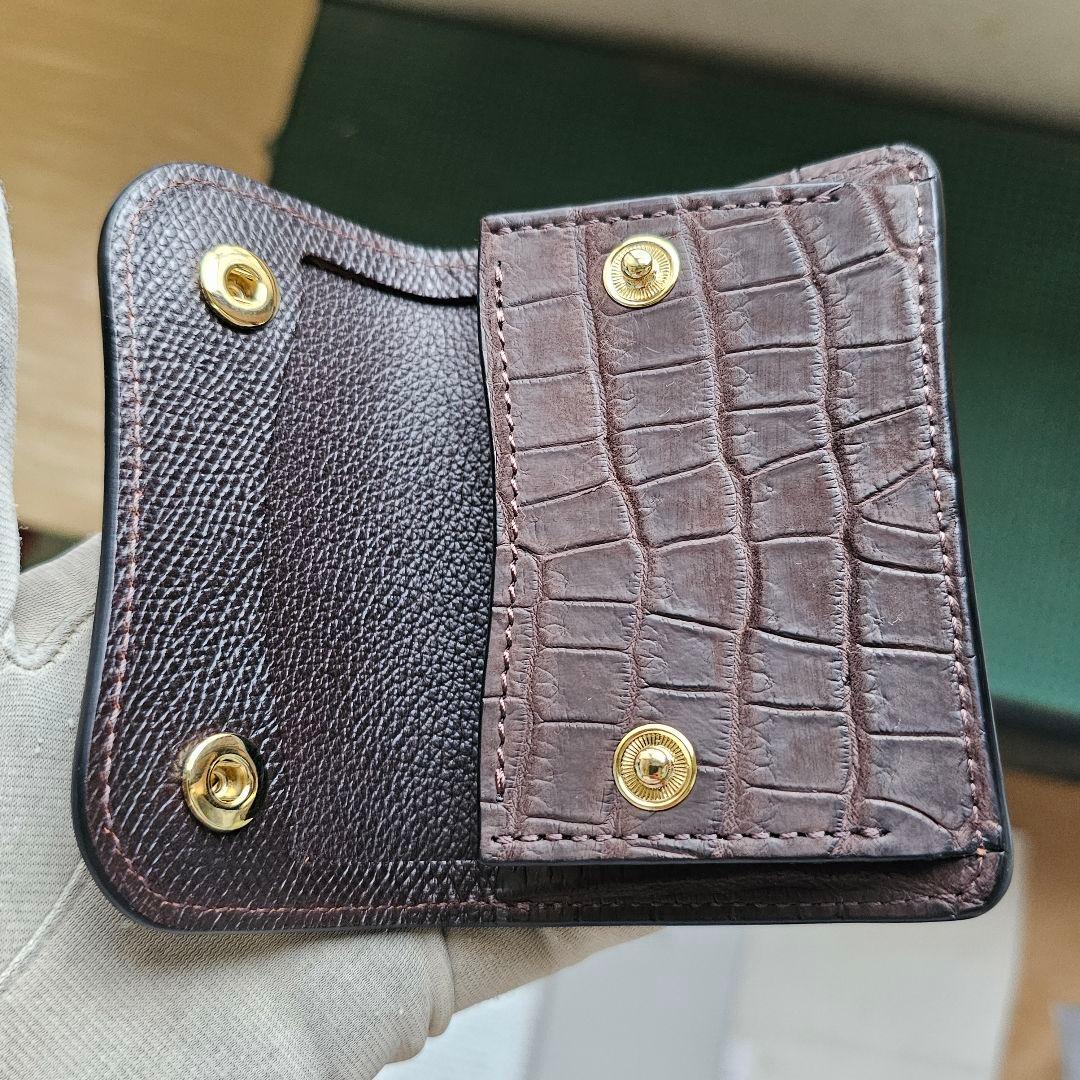 未使用 ワイルドスワンズ タング tongue クロコダイル ポロサス クロコ