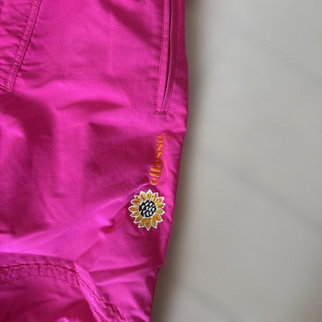 エレッセ スキーウェア 女性用 ピンク ひまわり柄 - メルカリ