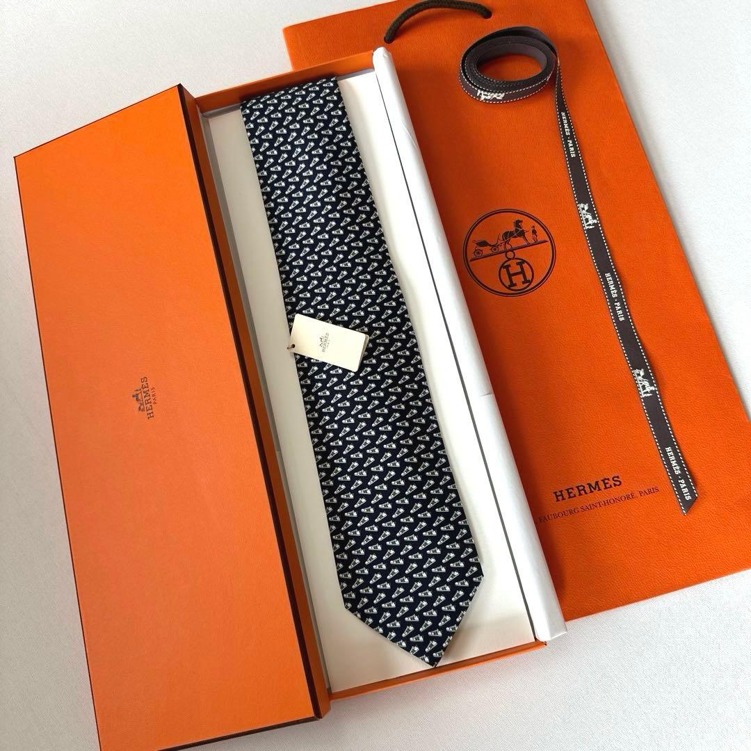 エルメス ネクタイ《Hエレ》新品 未使用