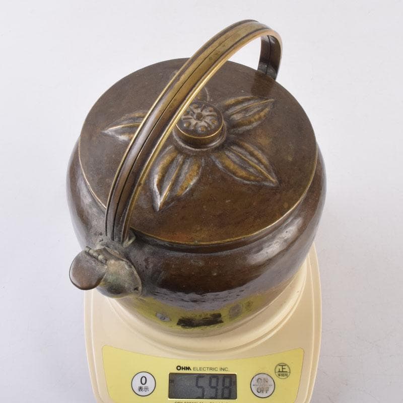 cizpanic様専用 惺々堂紹美造 緋銅槌目 水次 湯沸 共箱 M R8889 - メルカリ