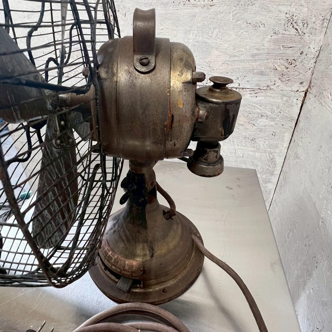 ヴィンテージ 《ジャンク》 芝浦 扇風機 昭和レトロ アンティーク N0815J