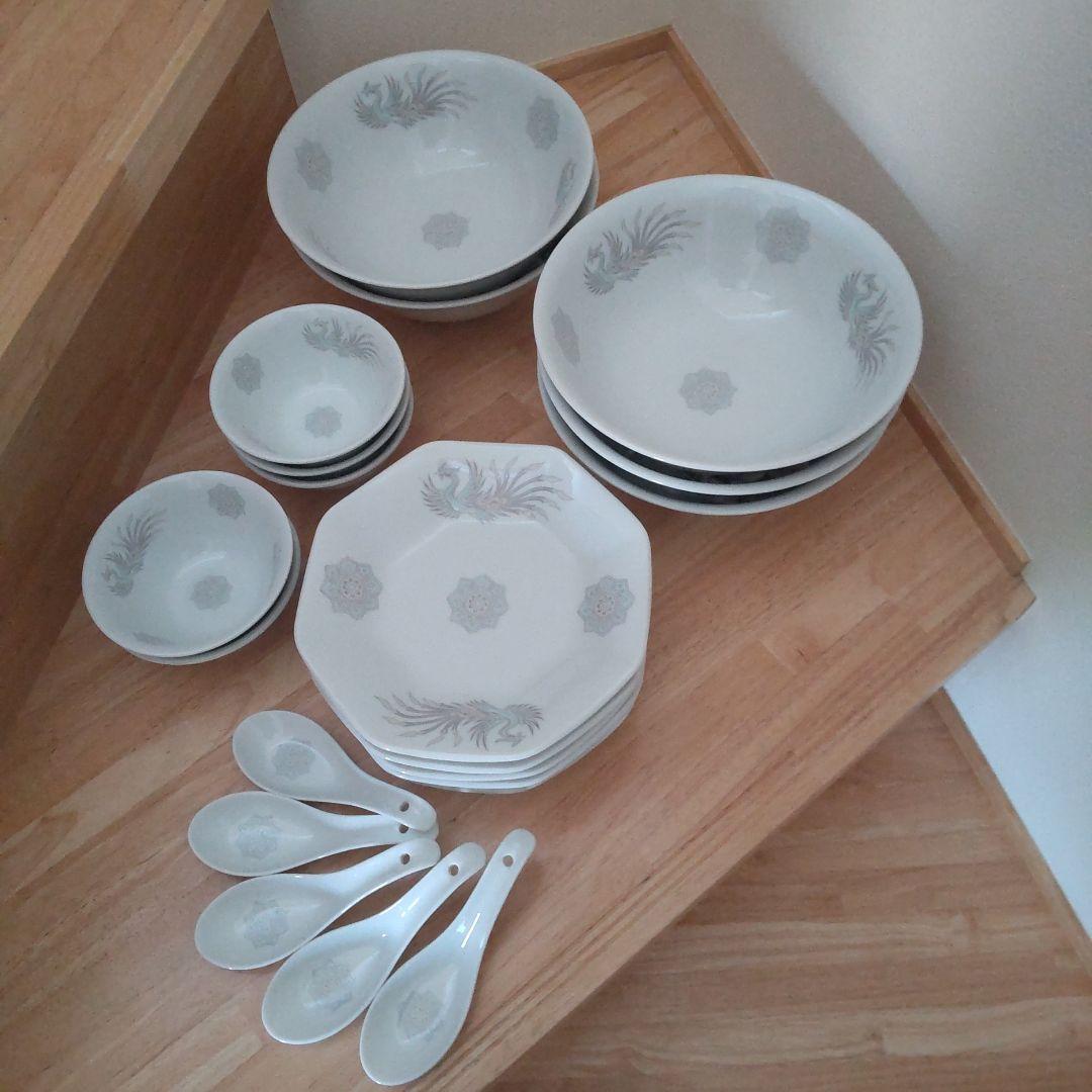 中華食器セット ラーメン鉢など 長峰陶苑 Amazon.co.jp: 長峰陶苑 鳳凰図 ラーメン鉢 中華丼3客 中華食器 m359